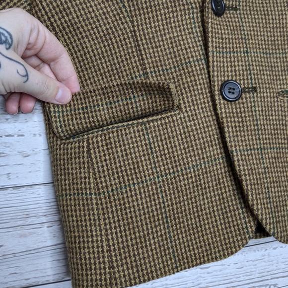 Polo Ralph Lauren • VTG Wool Houndstooth Blazer - Picture 4 of 6